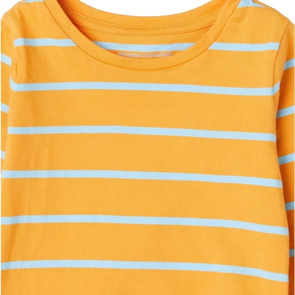Amazon Essentials Girls👧🏻Long-Sleeve T-Shirts 5 in Multipacks Sz L - Picture 4 of 8